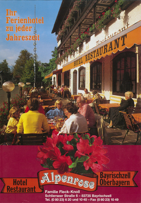 Alpenrose ca 1980 Prospekt